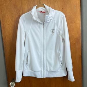 Scuderia Ferrari white sport jacket Puma